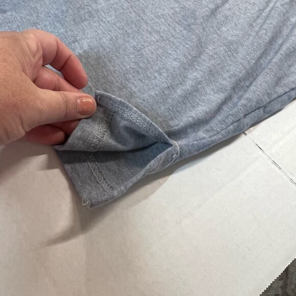 King Size XXL Gray Long Sleeve Polo - Picture 6 of 7